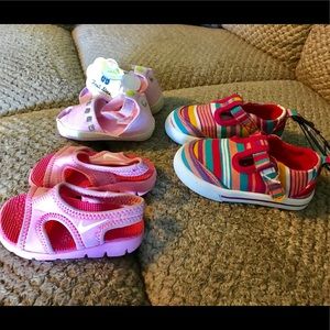 Baby girl bundle of shoes